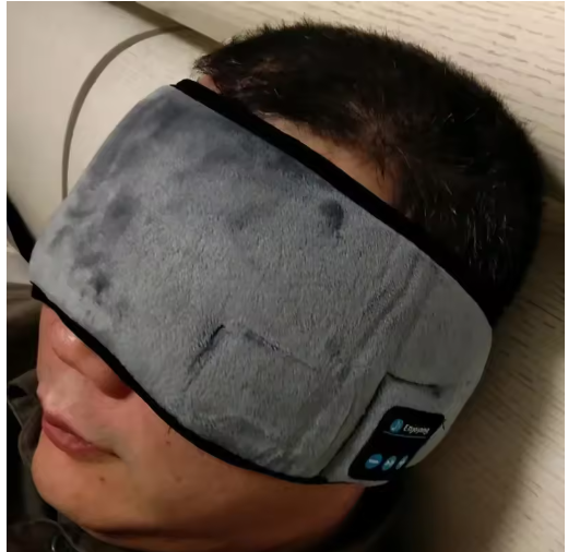 Máscara de Sueño Premium con Audio Inalámbrico – Elegancia, Comodidad y Bienestar