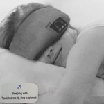 Máscara de Sueño Premium con Audio Inalámbrico – Elegancia, Comodidad y Bienestar