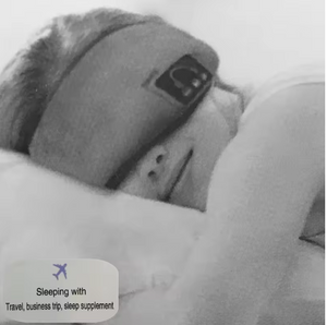 Máscara de Sueño Premium con Audio Inalámbrico – Elegancia, Comodidad y Bienestar